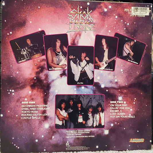 Shok Paris : Steel And Starlight (LP, Album, Pin)