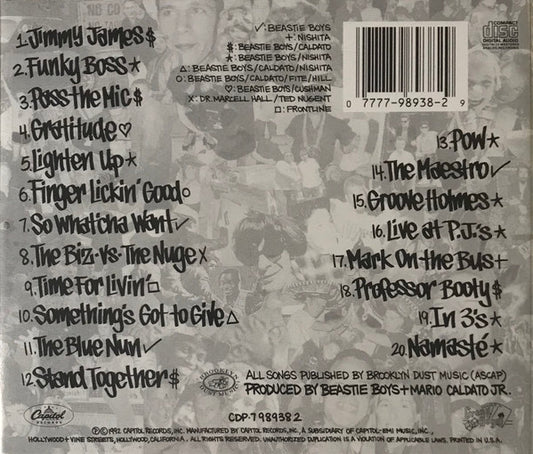 Beastie Boys : Check Your Head (CD, Album, RE)