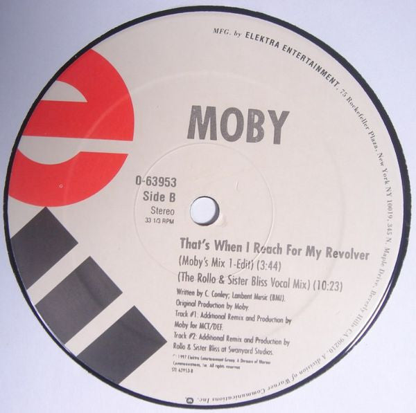 Moby : That's When I Reach For My Revolver (12")