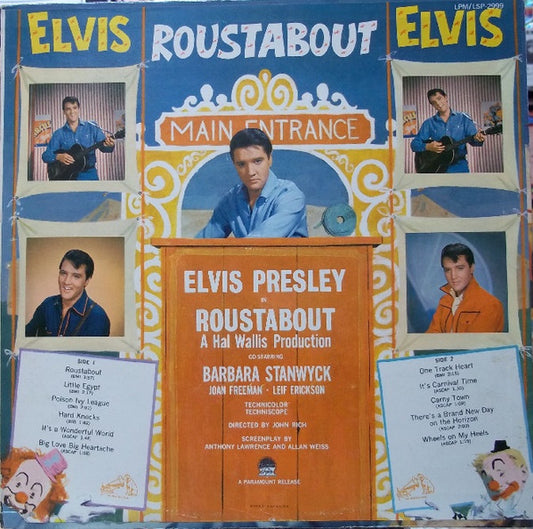 Elvis Presley : Roustabout (LP, Album, Roc)