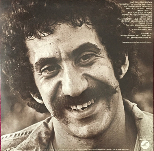 Jim Croce : Photographs & Memories: His Greatest Hits (LP, Comp, RE, San)