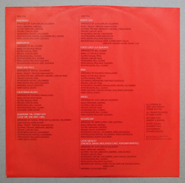 Herb Alpert : Fandango (LP, Album, Club, X -)