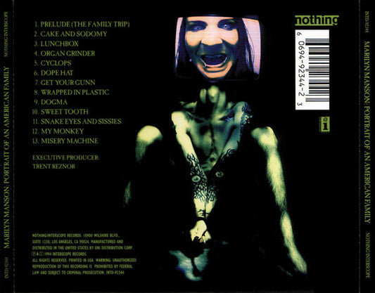 Marilyn Manson : Portrait Of An American Family (CD, Album, RE, EDC)