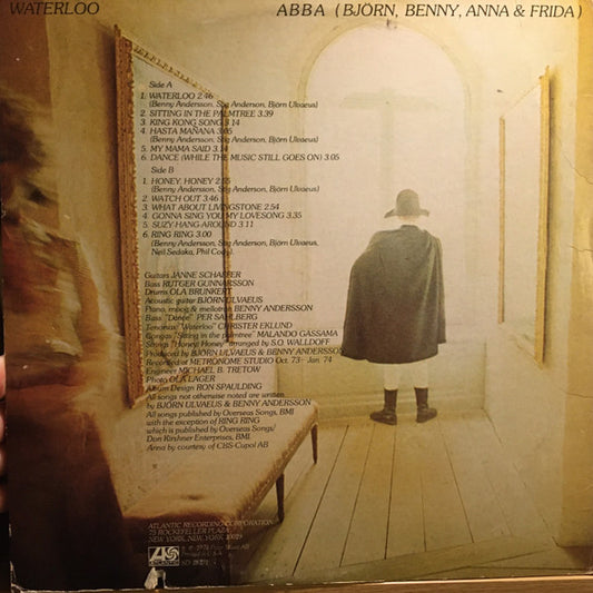 ABBA (Björn, Benny, Anna & Frida)* : Waterloo (LP, Album, PR)