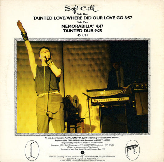 Soft Cell : Tainted Love / Where Did Our Love Go (12", Jac)