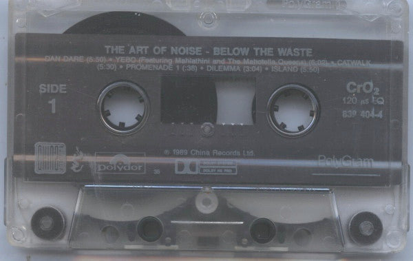 Art Of Noise* : Below The Waste (Cass, Album)