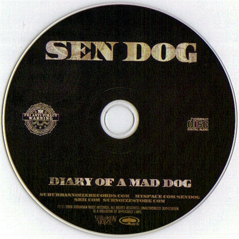 Sen Dog : Diary Of A Mad Dog (CD, Album)
