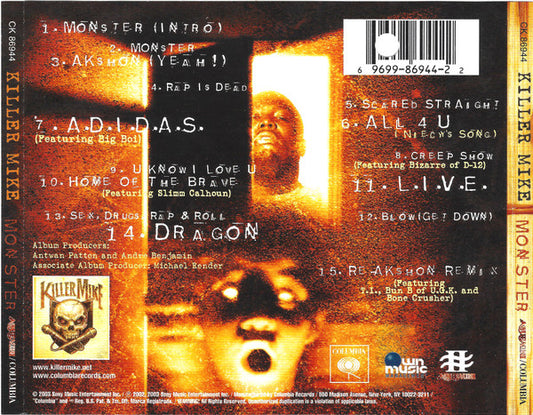 Killer Mike : Monster (CD, Album, Cle)