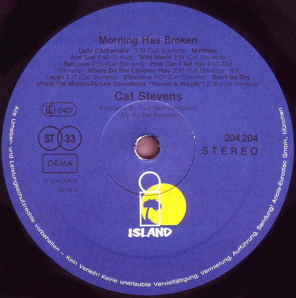 Cat Stevens : Morning Has Broken (LP, Comp)