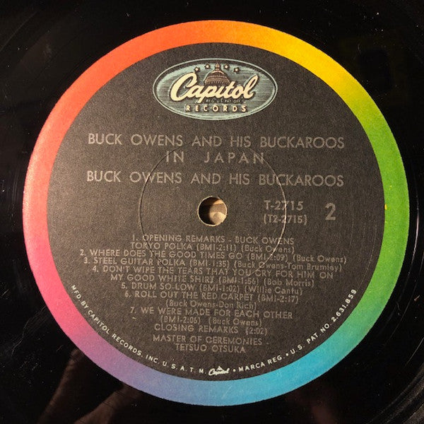 Buck Owens And His Buckaroos : Buck Owens And His Buckaroos In Japan! (LP, Album, Mono, Scr)