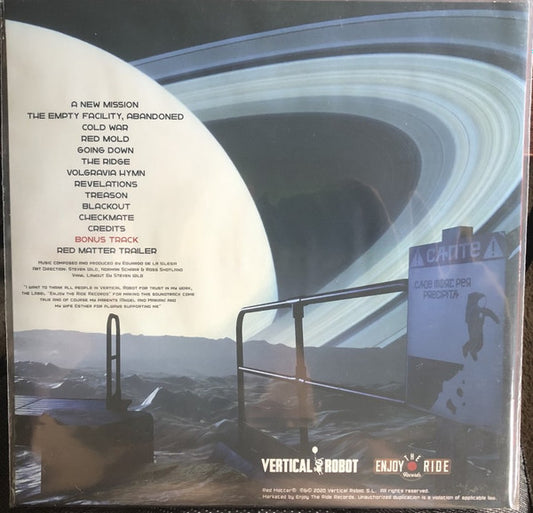 Eduardo de la Iglesia : Red Matter Soundtrack (LP, S/Sided, Etch, Ltd, Red)