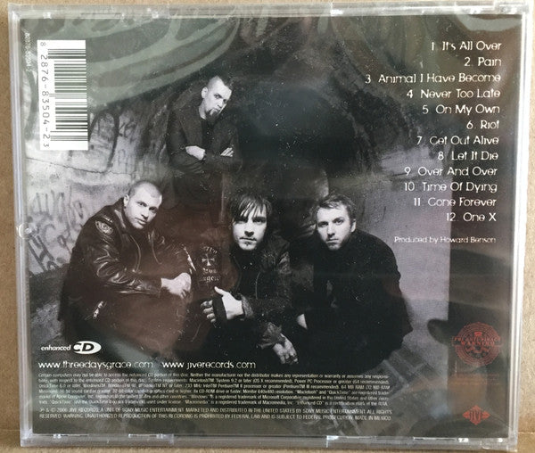 Three Days Grace : One-X (CD, Album, Enh, RE)