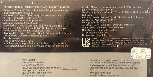 Patrice Rushen : Straight From The Heart (LP, Album, SP )