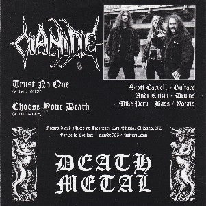 NunSlaughter / Cianide : Sickened By The Sight Of Christ / Cianide (7", EP, Ltd)