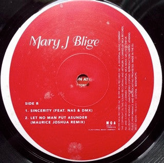 Mary J. Blige : Deep Inside (12")