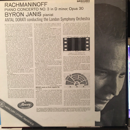 Rachmaninoff*, Byron Janis, London Symphony*, Antal Dorati : Piano Concerto No. 3 (LP, RE)