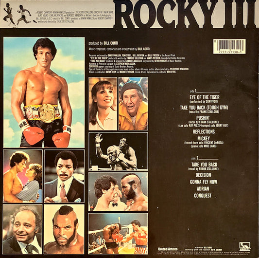 Bill Conti : Rocky III - Original Motion Picture Score (LP, Album, Los)