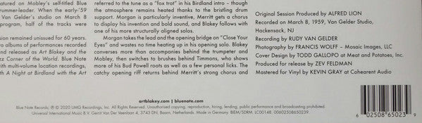 Art Blakey & The Jazz Messengers : Just Coolin' (LP, Album)