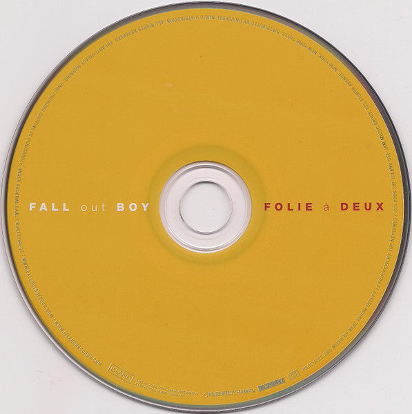 Fall Out Boy : Folie À Deux (CD, Album)