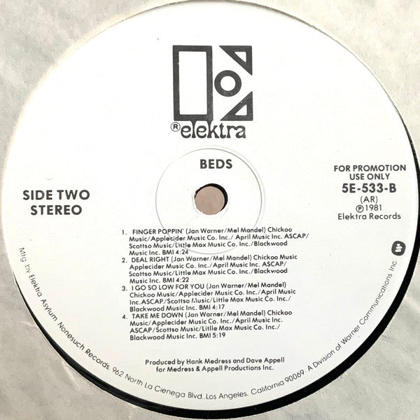 Beds : Beds (LP, Album, Promo)