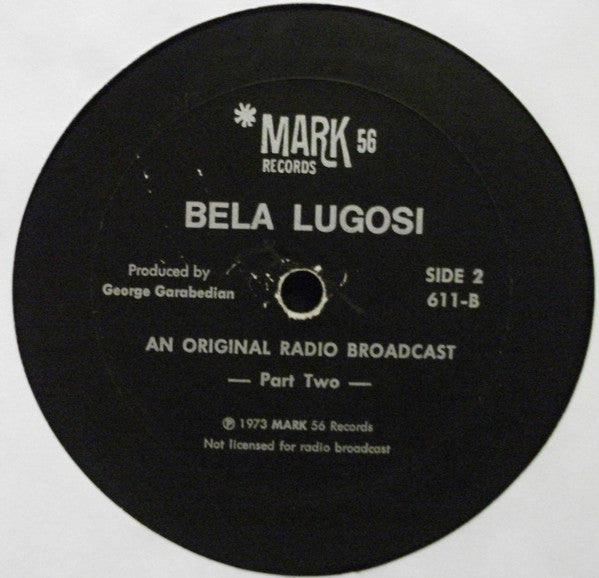 Bela Lugosi : Suspense (An Original Radio Broadcast) (LP, Mono)