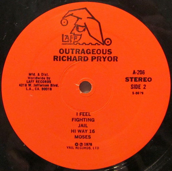 Richard Pryor : Outrageous (LP, Album)