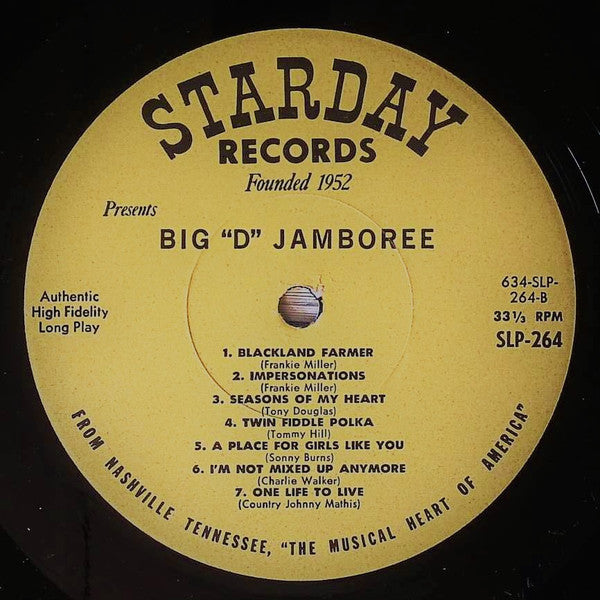 Various : Big "D" Jamboree (LP, Album)