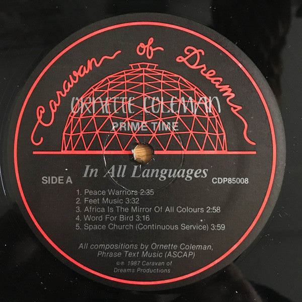 Ornette*, The Original Quartet* & Prime Time (5) : In All Languages (2xLP, Album)