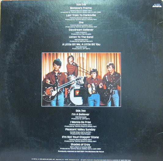 The Monkees : Greatest Hits (LP, Comp, RE, Ind)