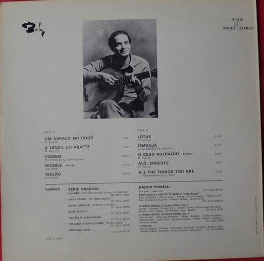 Baden Powell : Aquarelles Du Brésil (LP)