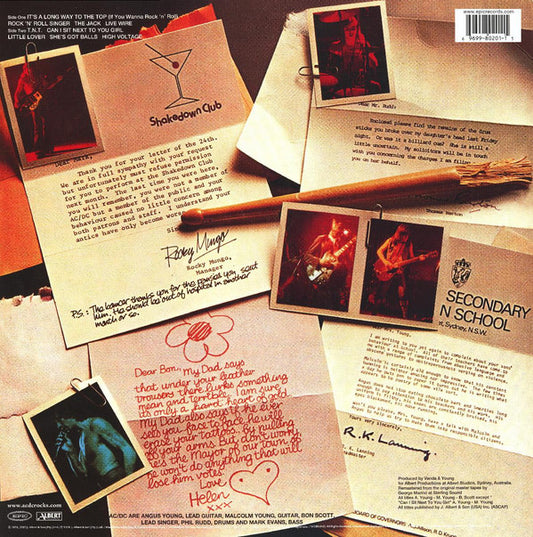 AC/DC : High Voltage (LP, Album, RE, RM, 180)