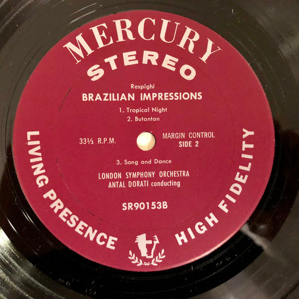 Respighi*, London Symphony Orchestra, Antal Dorati : The Birds / Brazilian Impressions (LP)