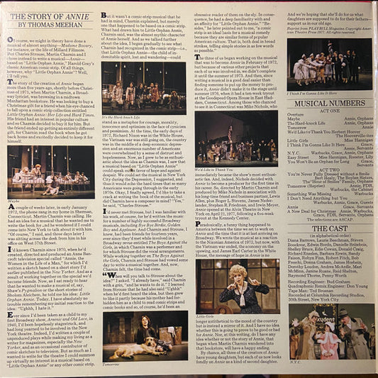 Original Cast* : Annie (A New Musical) (LP, Album, Quad, Gat)