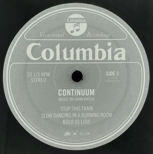 John Mayer : Continuum (2xLP, Album, RE, 180)