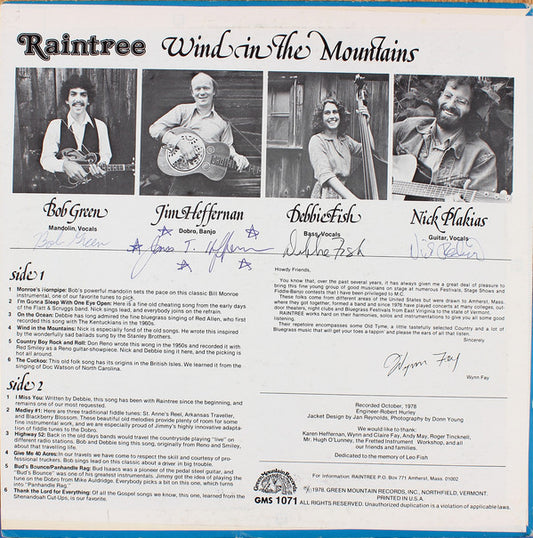 Raintree : Wind In The Mountains (LP, Album)