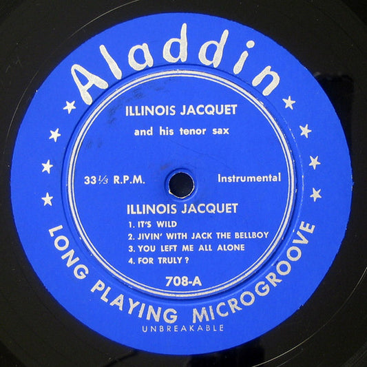 Illinois Jacquet : Illinois Jacquet And His Tenor Sax (10", Album, Mono)
