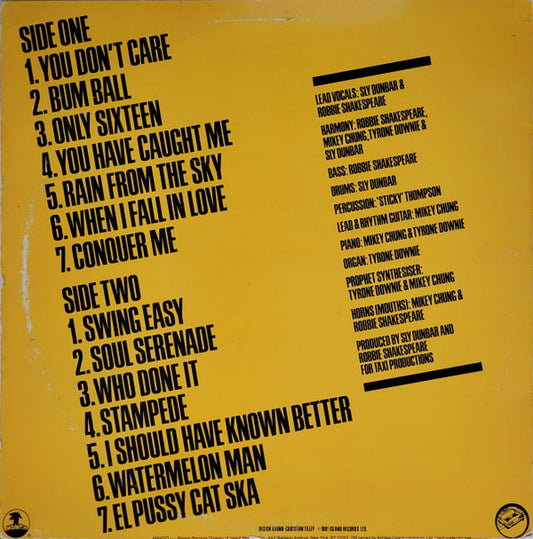 Sly & Robbie : The Sixties, Seventies + Eighties = Taxi (LP, Album)
