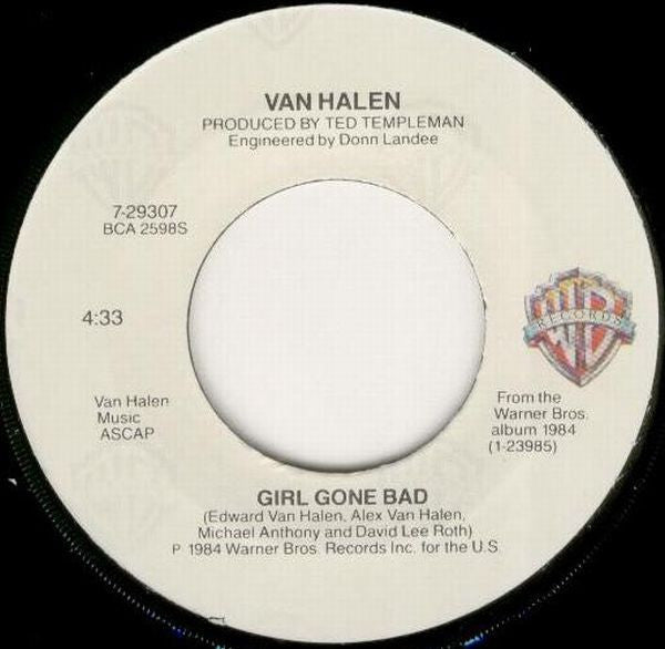 Van Halen : I'll Wait (7", Single, Win)