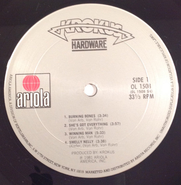 Krokus : Hardware (LP, Album, Pit)