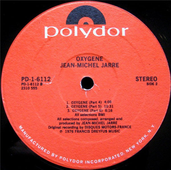 Jean Michel Jarre* : Oxygene (LP, Album, PRC)