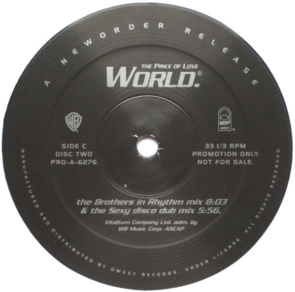 NewOrder* : World (The Price Of Love) (2x12", Promo)