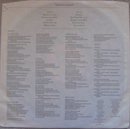 George Harrison : Somewhere In England (LP, Album)
