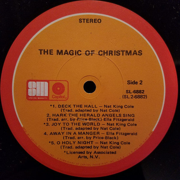Nat King Cole / Ella Fitzgerald : The Magic Of Christmas (LP, Comp, Gol)