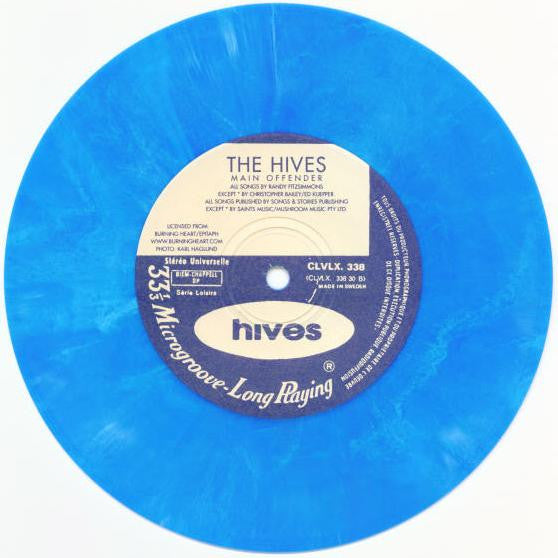 The Hives : Main Offender (7", Single, Blu)