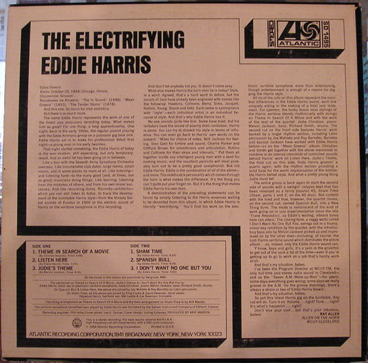 Eddie Harris : The Electrifying Eddie Harris (LP, Album, CT )