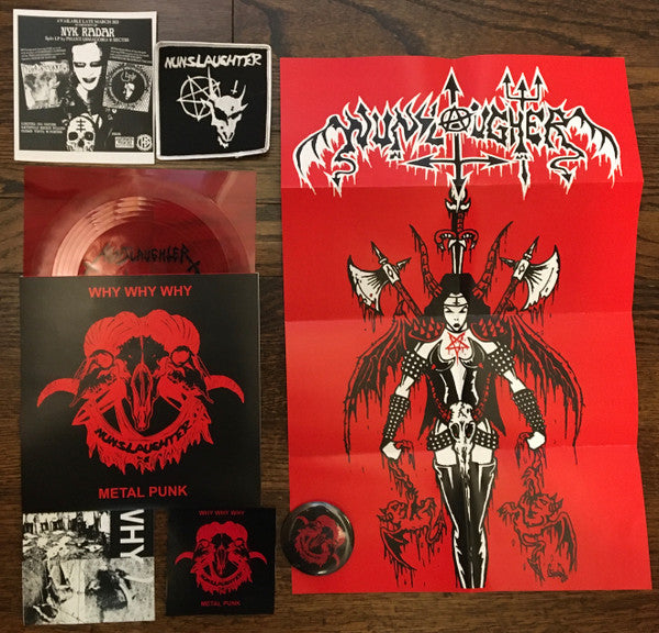NunSlaughter : Why Why Why (Flexi, 7", S/Sided, Single, Ltd, Red)
