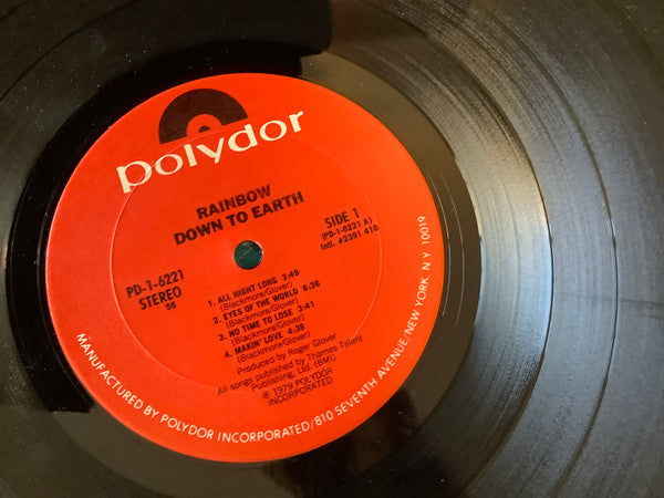 Rainbow : Down To Earth (LP, Album, 56)