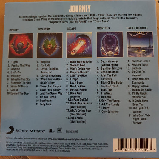Journey : Original Album Classics (Box, Comp + CD, Album, RE + CD, Album, RE + CD, Al)