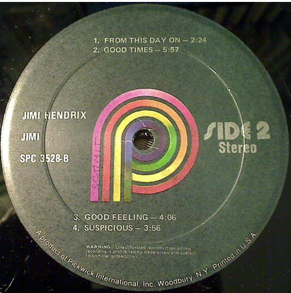 Jimi Hendrix : Jimi (LP)