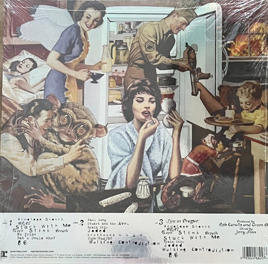 Green Day : Insomniac (LP, Album, RE + LP, S/Sided, Etch + Dlx, Ltd, 25t)